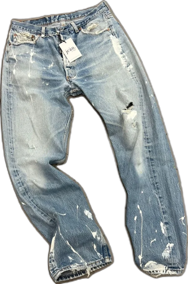 Baggy Jeans, efecto manchado.